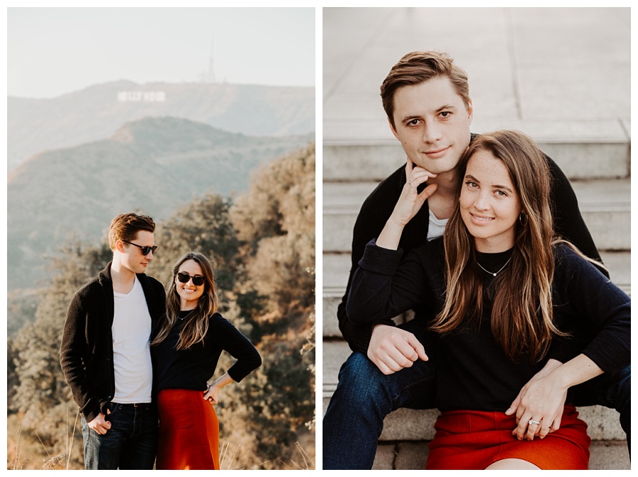 Griffith Observatory Anniversary Session lovers of love photography