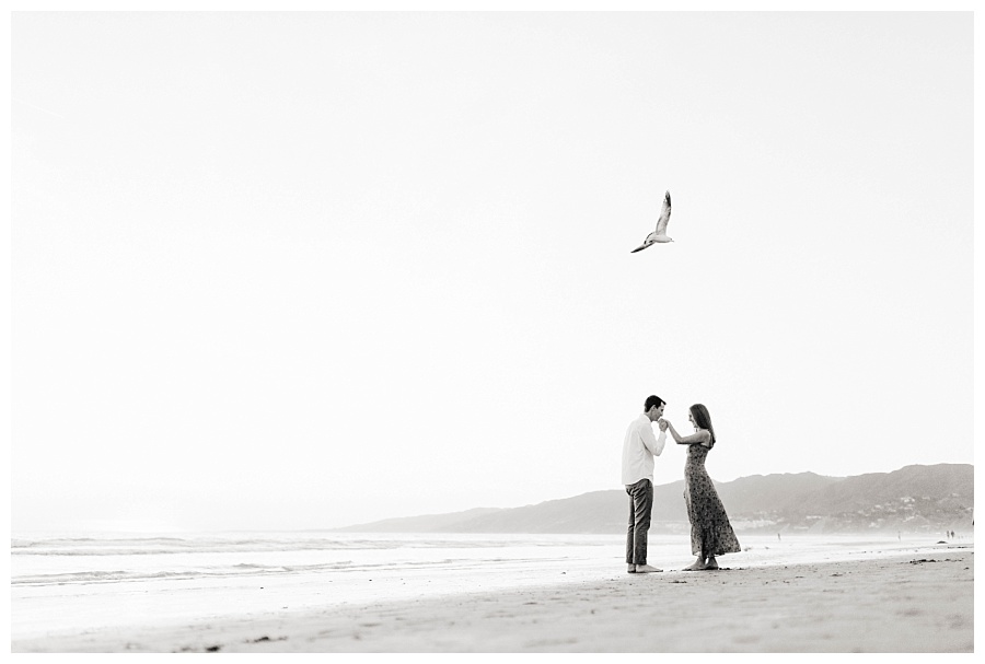 Santa Monica Engagement lovers of love photography